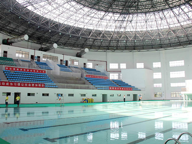廣東惠州市游泳館網架